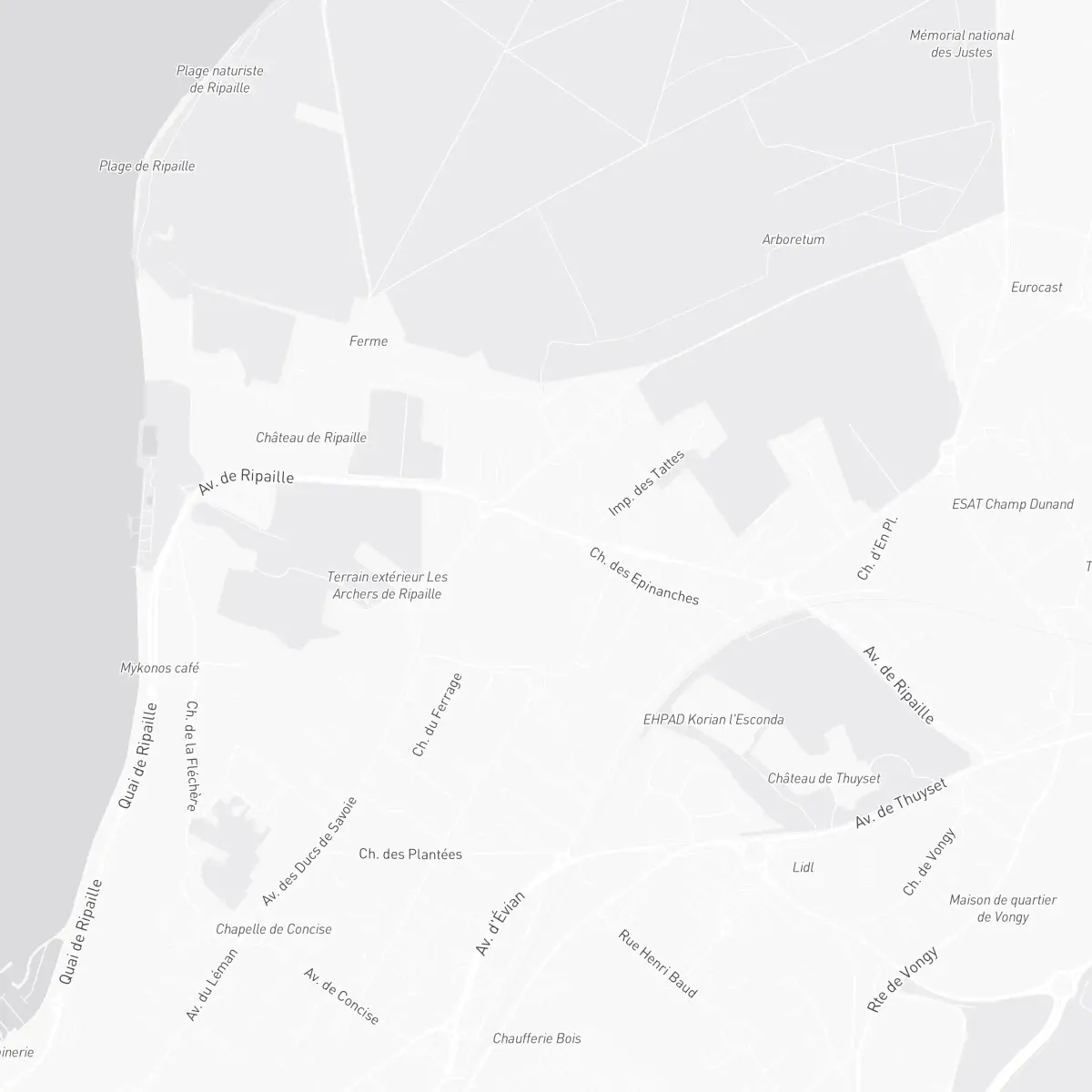 Carte du parcours 5K · 10K